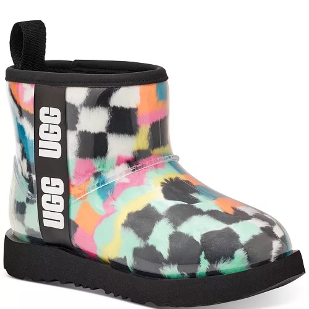 UGG Kids' Multicolor Checkered Boots